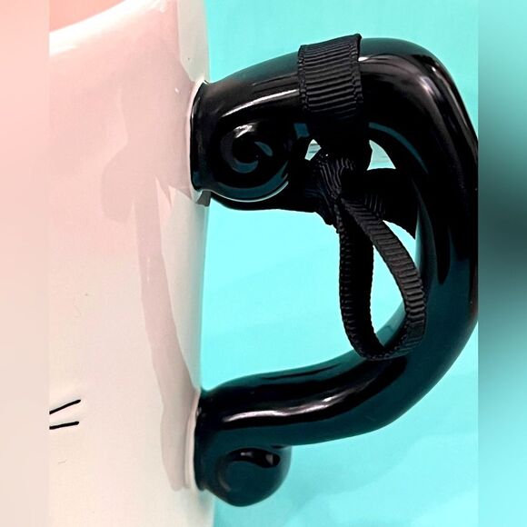 Rae Dunn Coffee Fall Mug Halloween Cat "Creeping it Real" Rare - Picture 6 of 7